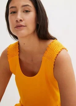 Long Tiered Top -Mesh Sleeve Shop Long Tiered Top918083FRSP W02