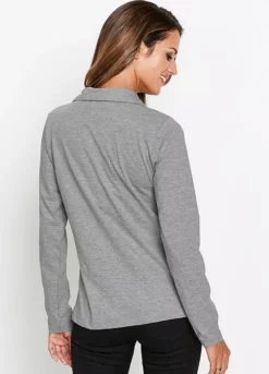 Marl Jersey Shirt -Mesh Sleeve Shop Marl Jersey Shirt950239FRSP W01