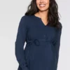 Maternity Casual Tunic -Mesh Sleeve Shop Maternity Casual Tunic936383FRSP