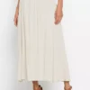 Maxi Skirt With Belt -Mesh Sleeve Shop Maxi Skirt with Belt943301FRSP