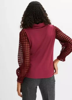 Mesh Sleeve Top -Mesh Sleeve Shop Mesh Sleeve Top913917FRSP W01