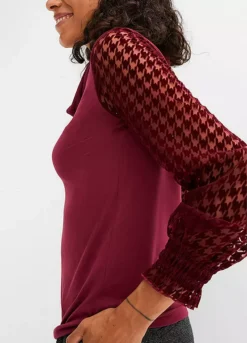 Mesh Sleeve Top -Mesh Sleeve Shop Mesh Sleeve Top913917FRSP W03