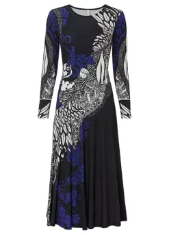 Midi Dress -Mesh Sleeve Shop Midi Dress924993FRSC