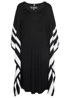 Monochrome Jersey Kaftan Dress -Mesh Sleeve Shop Monochrome Jersey Kaftan Dress904102FRSC