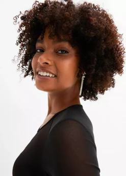 Net Yoke Top -Mesh Sleeve Shop Net Yoke Top920950FRSP W02