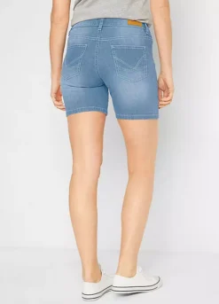 Pack Of 2 Denim Shorts -Mesh Sleeve Shop Pack of 2 Denim Shorts932325FRSP W02