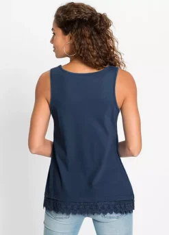 Pack Of 2 Lace Trim Tops 10 Pack Of 2 Lace Trim Tops -Mesh Sleeve Shop Pack of 2 Lace Trim Tops954395FRSP W02