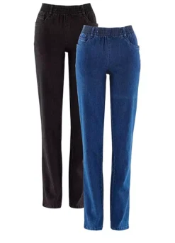 Pack Of 2 Stretch Trousers