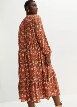 Paisley Print Shirt Dress -Mesh Sleeve Shop Paisley Print Shirt Dress944216FRSB W01