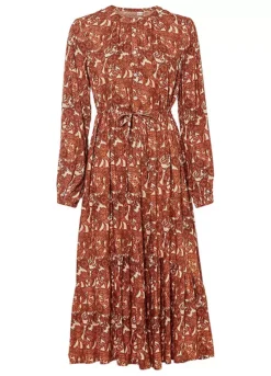 Paisley Print Shirt Dress -Mesh Sleeve Shop Paisley Print Shirt Dress944216FRSC