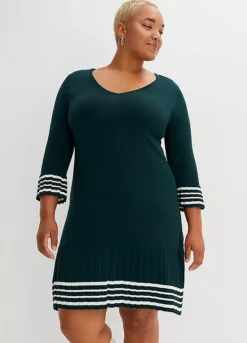 Patterned Belted Dress