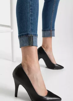 Petite Turn-Up Skinny Jeans -Mesh Sleeve Shop Petite Turn Up Skinny Jeans975121FRSP W02