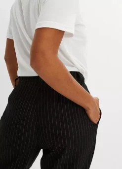 Pinstripe Trousers -Mesh Sleeve Shop Pinstripe Trousers922870FRSP W02