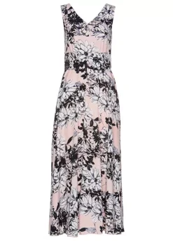 Pleated Maxi Dress -Mesh Sleeve Shop Pleated Maxi Dress951788FRSC