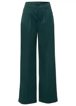 Pleated Wide Leg Trousers -Mesh Sleeve Shop Pleated Wide Leg Trousers967868FRSC