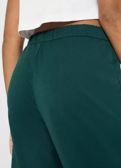 Pleated Wide Leg Trousers -Mesh Sleeve Shop Pleated Wide Leg Trousers967868FRSP W03