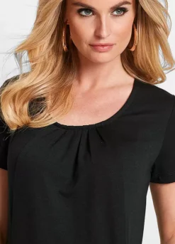 Pocket Smock Tunic -Mesh Sleeve Shop Pocket Smock Tunic904413FRSP W03