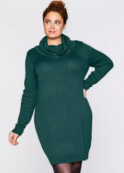 Poloneck Jumper Dress
