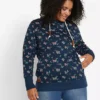 Posy Print Hoodie