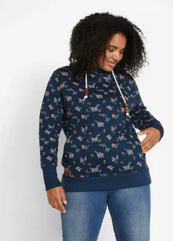 Posy Print Hoodie