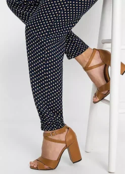 Printed Harem Trousers -Mesh Sleeve Shop Printed Harem Trousers958249FRSP W03