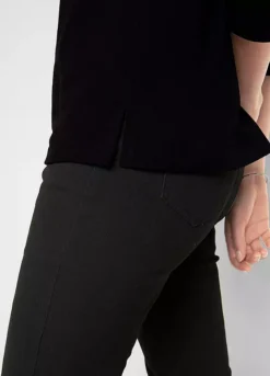 Printed Three-Quarter Sleeve Top -Mesh Sleeve Shop Printed Three Quarter Sleeve Top961480FRSP W03