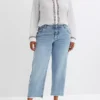 Raw Hem Mom Jeans
