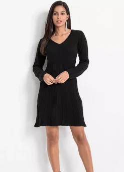 Rib Knit Mini Dress