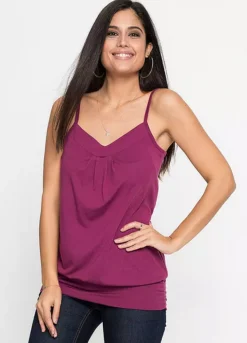 Ruched Cami Strap Top