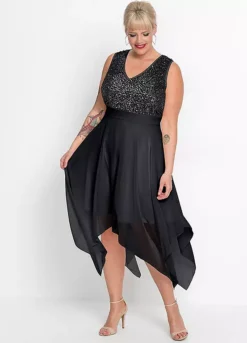 Sequin Bodice Party Dress