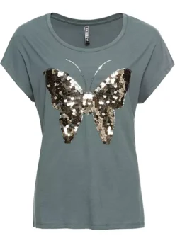 Sequin Butterfly Top