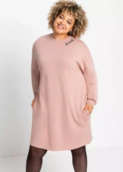 Side Pocket Sweatshirt Dress