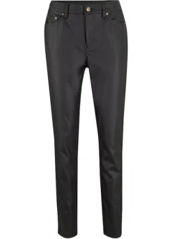 Skinny Coated Trousers -Mesh Sleeve Shop Skinny Coated Trousers948355FRSC