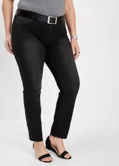 Skinny Pull-On Jeans