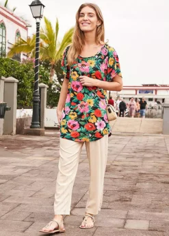 Slub Yarn T-Shirt -Mesh Sleeve Shop Slub Yarn T Shirt953854FRSL