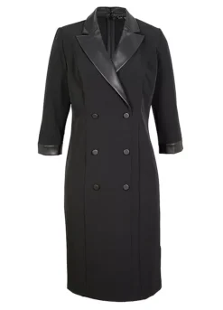 Smart Blazer Dress -Mesh Sleeve Shop Smart Blazer Dress967270FRSC