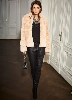 Sparkly Skinny Fit Trousers -Mesh Sleeve Shop Sparkly Skinny Fit Trousers933055FRSL