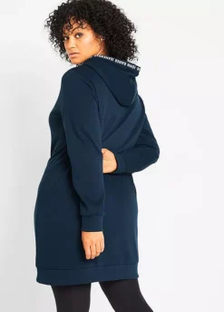 Sporty Sweatshirt Dress -Mesh Sleeve Shop Sporty Sweatshirt Dress935653FRSB W01