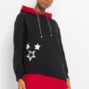 Star Print Hoodie