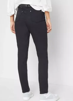 Straight Leg Cotton Trousers -Mesh Sleeve Shop Straight Leg Cotton Trousers978922FRSP W01