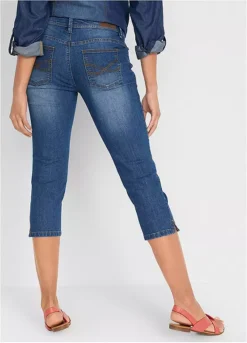 Stretch Jean Capris -Mesh Sleeve Shop Stretch Jean Capris940745FRSP W01