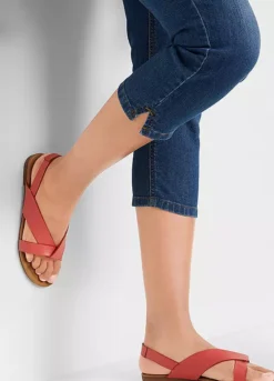 Stretch Jean Capris -Mesh Sleeve Shop Stretch Jean Capris940745FRSP W03