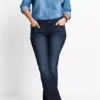Stretchy Bootcut Jeans -Mesh Sleeve Shop Stretchy Bootcut Jeans935844FRSB