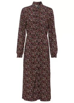 Mesh Sleeve Shop -Mesh Sleeve Shop Sustainable Floral Print Midi Dress974111FRSC