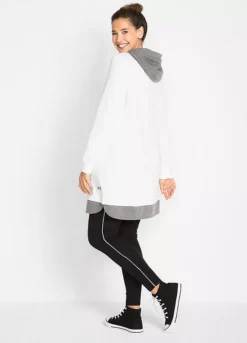 Sweatshirt Dress & Leggings -Mesh Sleeve Shop Sweatshirt Dress Leggings956371FRSB W01