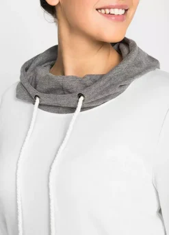 Sweatshirt Dress & Leggings -Mesh Sleeve Shop Sweatshirt Dress Leggings956371FRSB W02