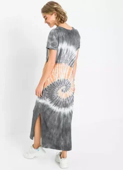 Tie Dye Maxi Dress -Mesh Sleeve Shop Tie Dye Maxi Dress956938FRSP W01