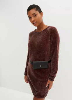 Velvet Chenille Oversize Jumper Dress
