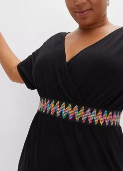 Waist Tape Dress -Mesh Sleeve Shop Waist Tape Dress939248FRSB W02