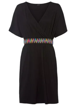 Waist Tape Dress -Mesh Sleeve Shop Waist Tape Dress939248FRSC